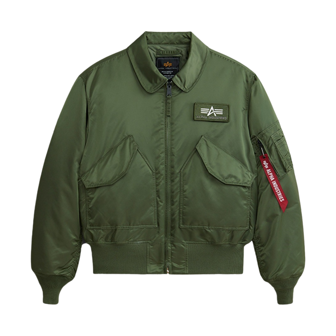 AICOI0000017SAE ALPHA INDUSTRIES ALPHA Cwu 45/p Flight Jacket Sage