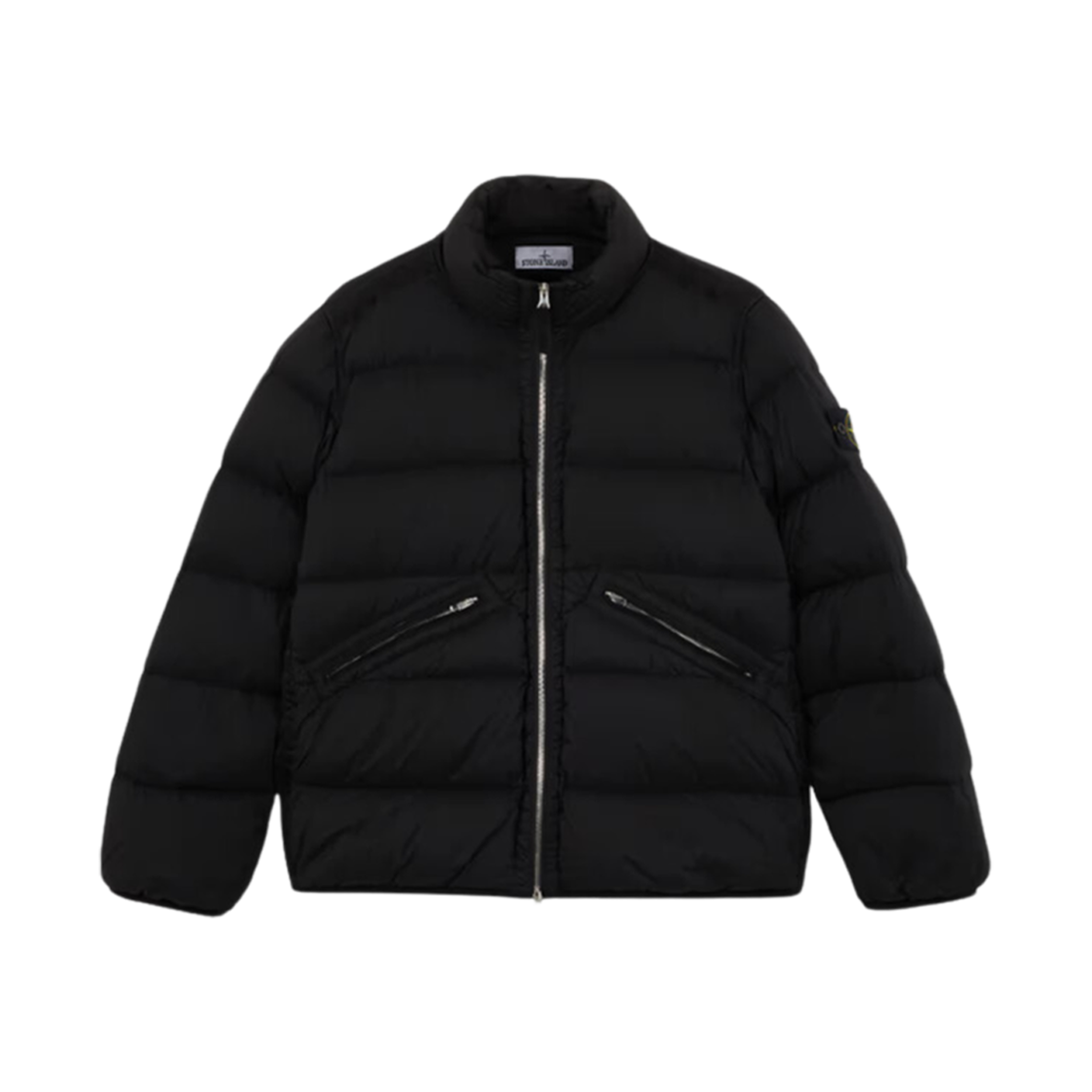 스톤 아일랜드 43028 심리스 터널 나일론 다운-TC 안티 드롭 다운 블루종 블랙 - 24FW(Stone Island 43028 Seamless Tunnel Nylon Down-TC Anti Drop Down Blouson Black - 24FW)