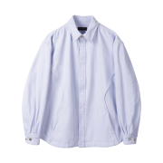 Customellow Line Denim Shirt Purple