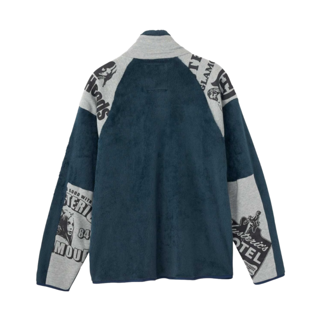 히스테릭 글래머 HYS 스크래치 스탠드 칼라 자켓 네이비(Hysteric Glamour Hys Scratch Stand Collar Jacket Navy) - 2
