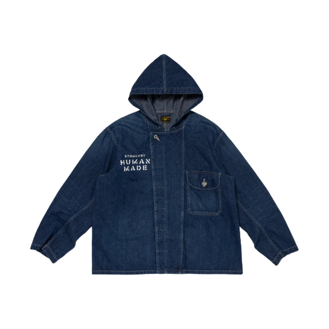 휴먼 메이드 데님 후드 자켓 인디고(Human Made Denim Hooded Jacket Indigo) - 2