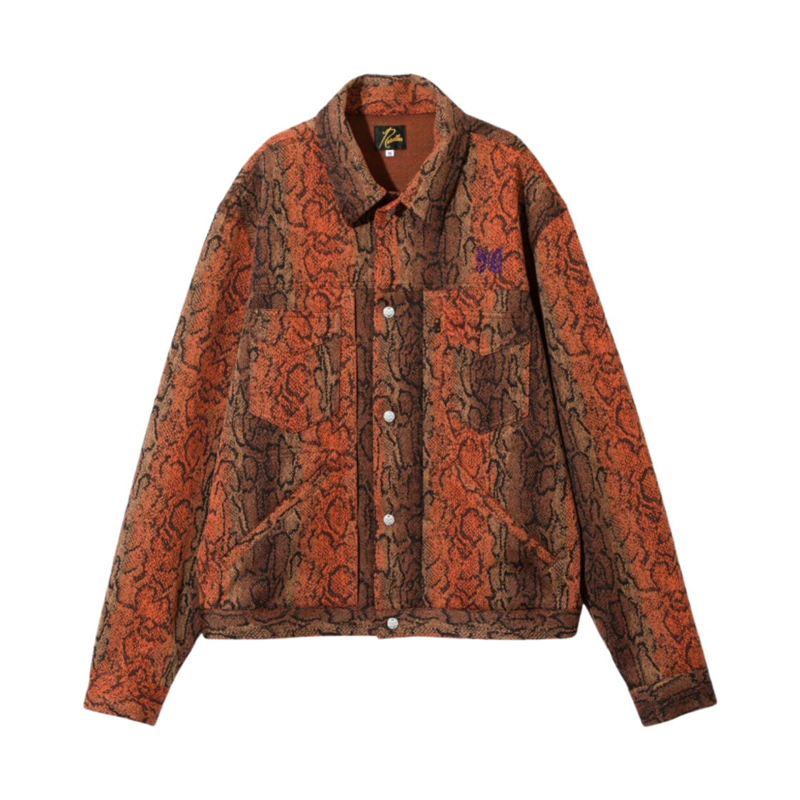 니들스 페니 진 자켓 폴리 자카드 파이썬(Needles Penny Jean Jacket Poly Jacquard Python) - 1
