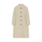 Stephen Balmacaan Coat Chalk
