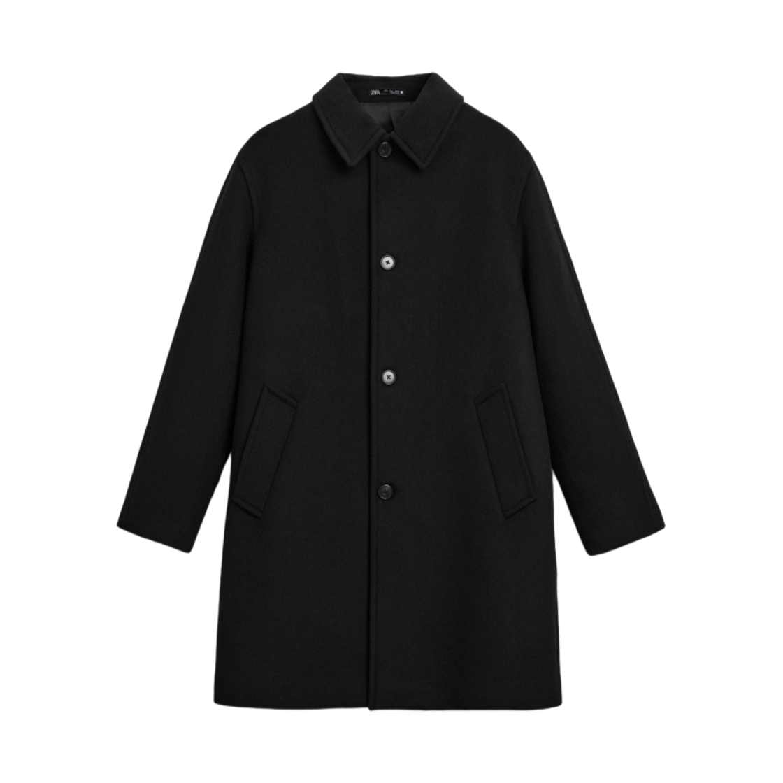자라 울 블렌드 코트 블랙(Zara Wool Blend Coat Black) - 1