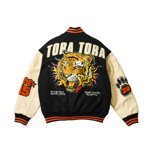 【PALACE】TORA TORA CREW GREY MARL - 25SS Palace-Tora-Tora-Crew-Black.