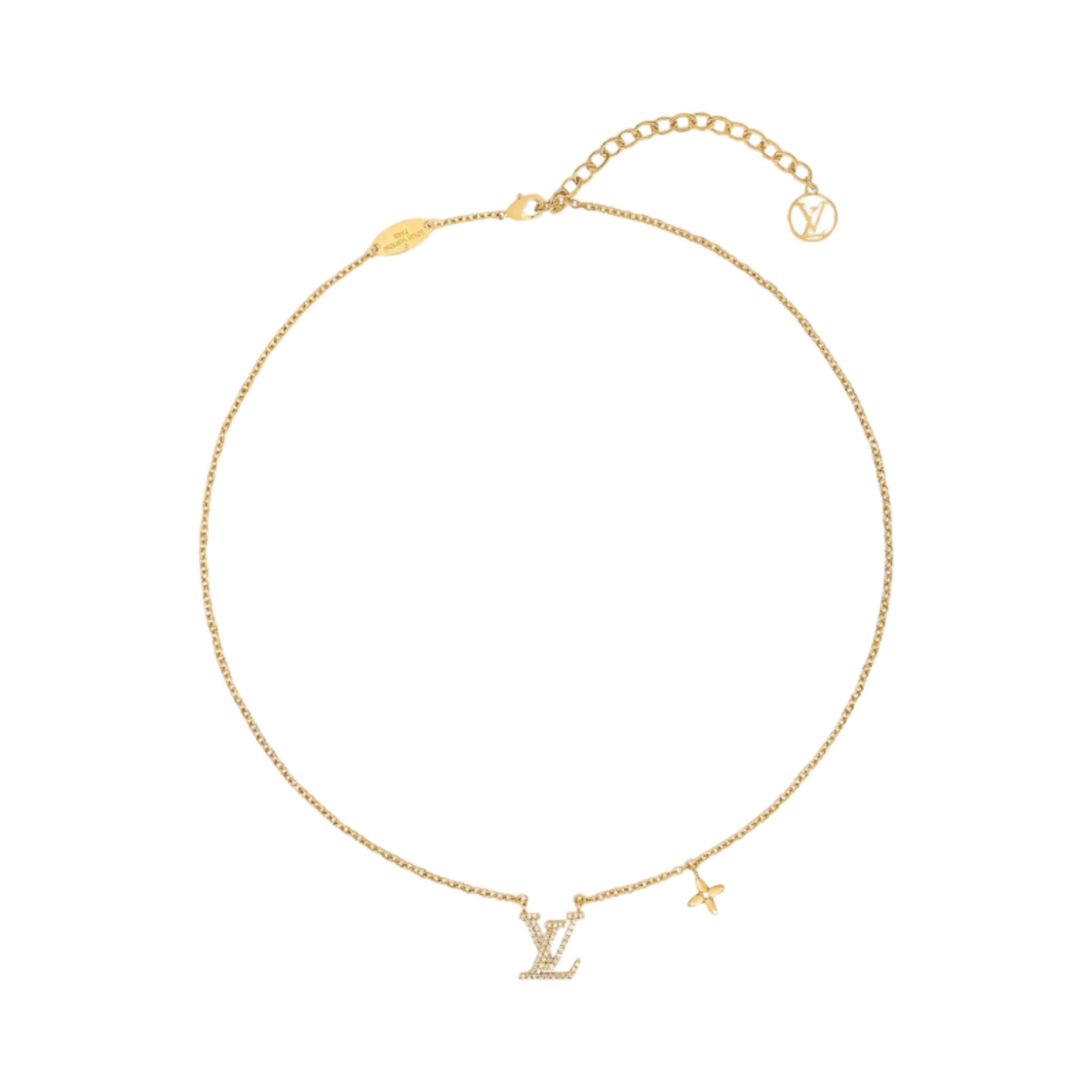 (W) 루이비통 LV 아이코닉 네클리스 골드((W) Louis Vuitton LV Iconic Necklace Gold)