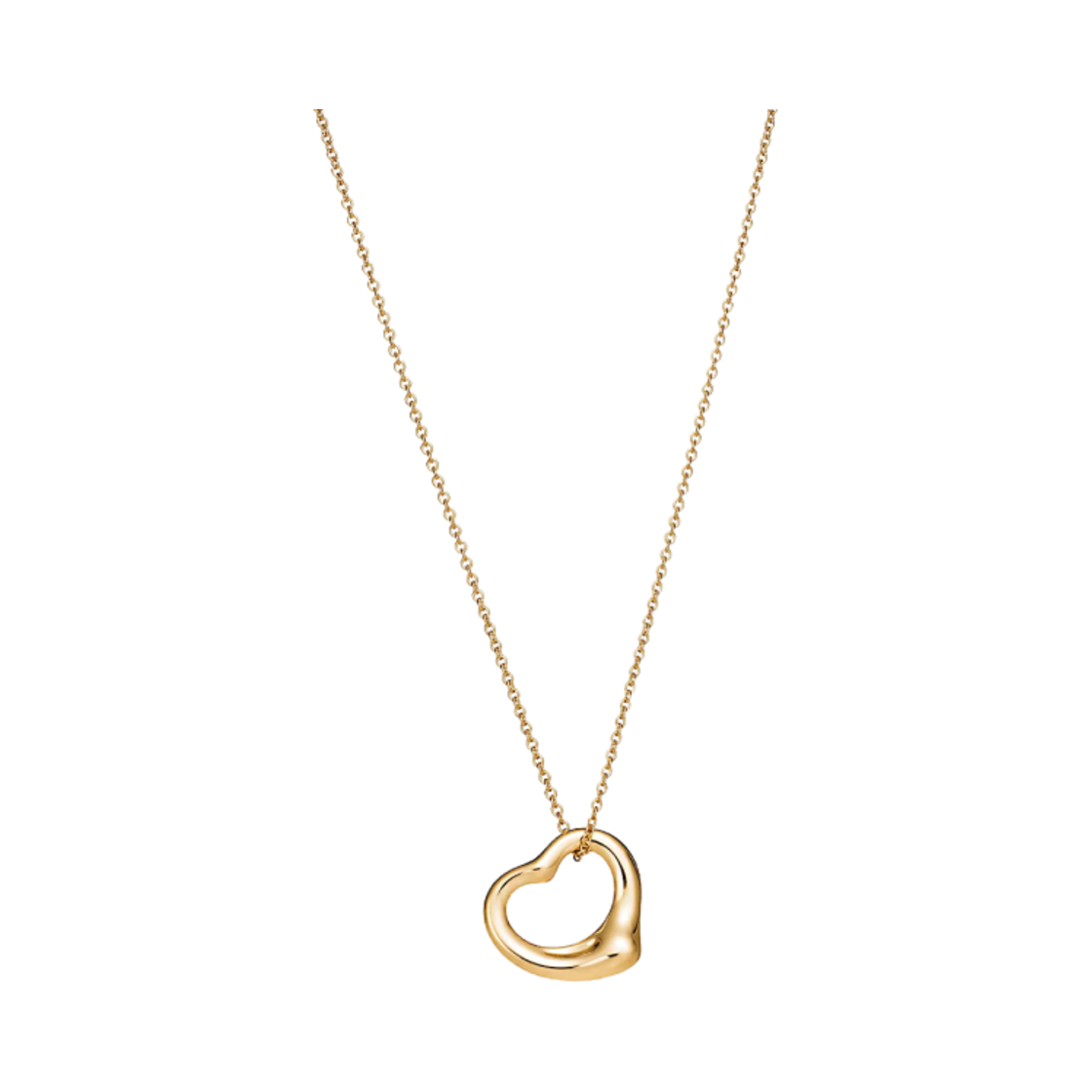 10667356/60018198 Tiffany & Co. Elsa Peretti Open Heart Pendant 18k Yellow Gold - 대표 이미지 #1