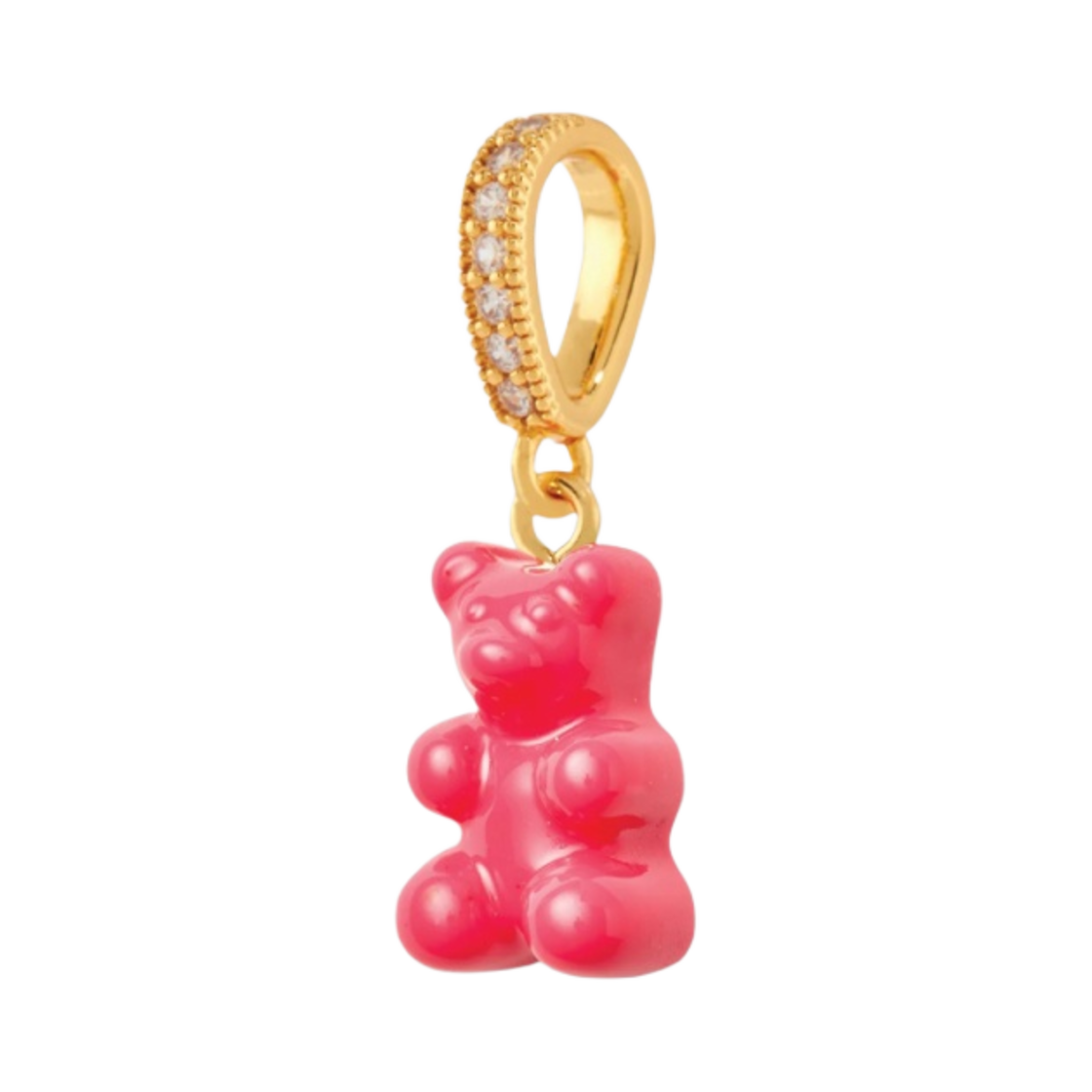 크리스탈 헤이즈 노스텔지아 베어 파베 커넥터 골드 코스모폴리탄(Crystal Haze Nostalgia Bear with Pave Connector Gold Cosmopolitan) - 1