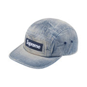 Supreme Washed Chino Twill Camp Cap Dirty Indigo - 24SS