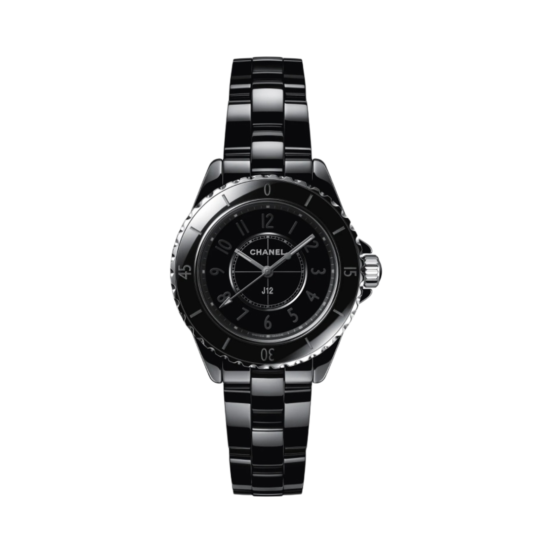 H6346 Chanel J12 Phantom Watch 33mm Quartz Black