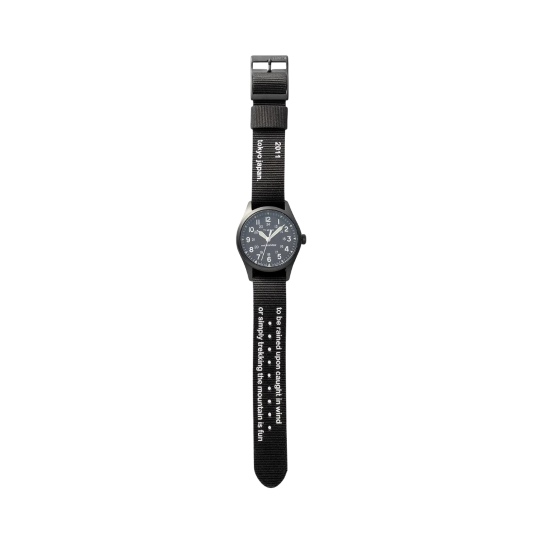 타이맥스 x 앤드 원더 익스페디션 노스 필드 포스트 솔라 블랙(Timex x And Wander Expedition North Field Post Solar Black)