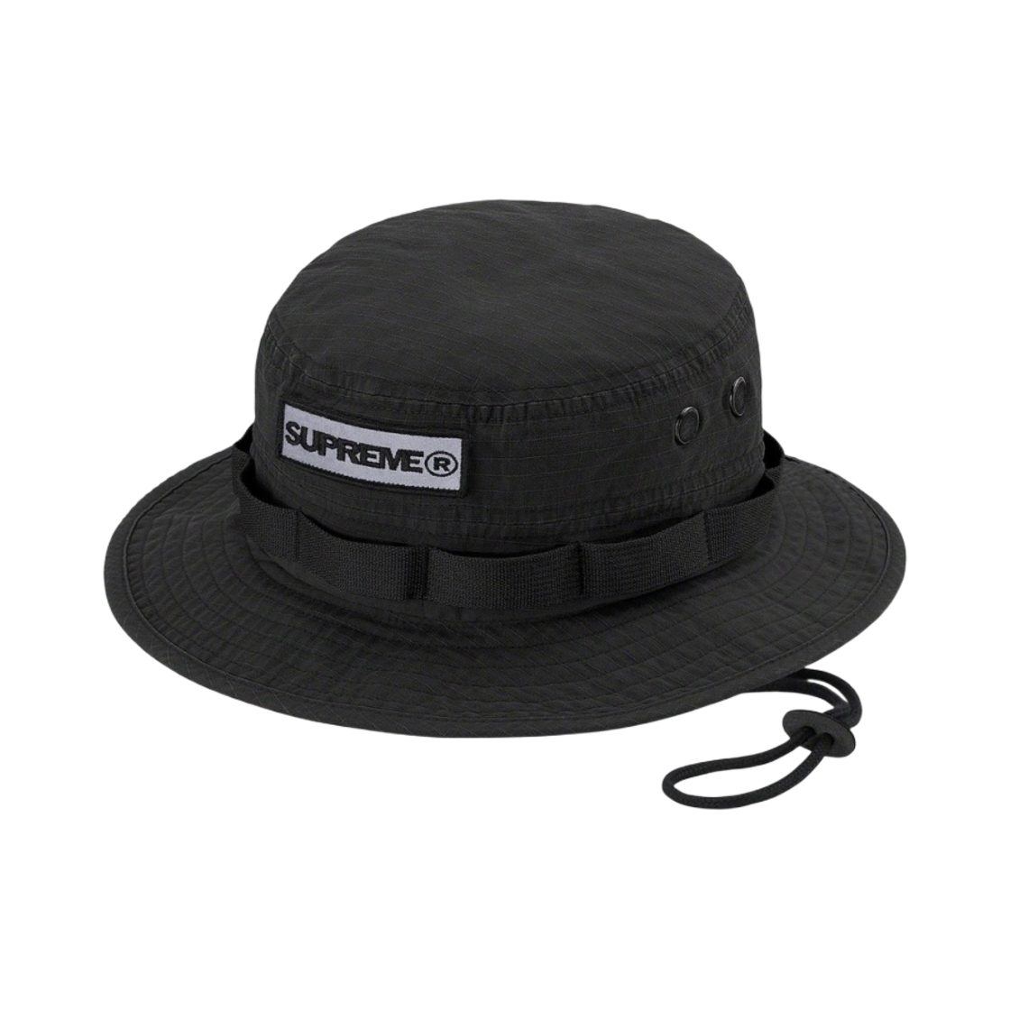 슈프림 리플렉티브 패치 부니 블랙 - 21SS(Supreme Reflective Patch Boonie Black - 21SS) - 1