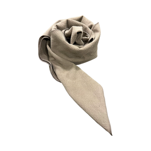 24FWUMC87SD Undermycar Mu.87 Anti Fxxking Logo Play Basic Micro Corduroy Scarf Sand