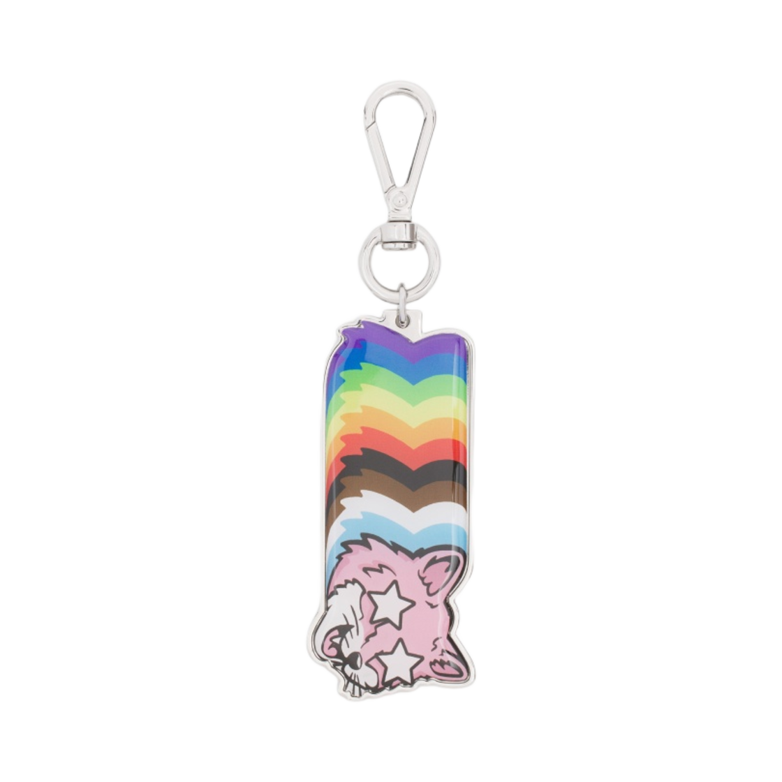 메종 키츠네 프라이드 폭스 메탈 키링 멀티컬러(Maison Kitsune Pride Fox Metal Keyring Multicolor) - 1