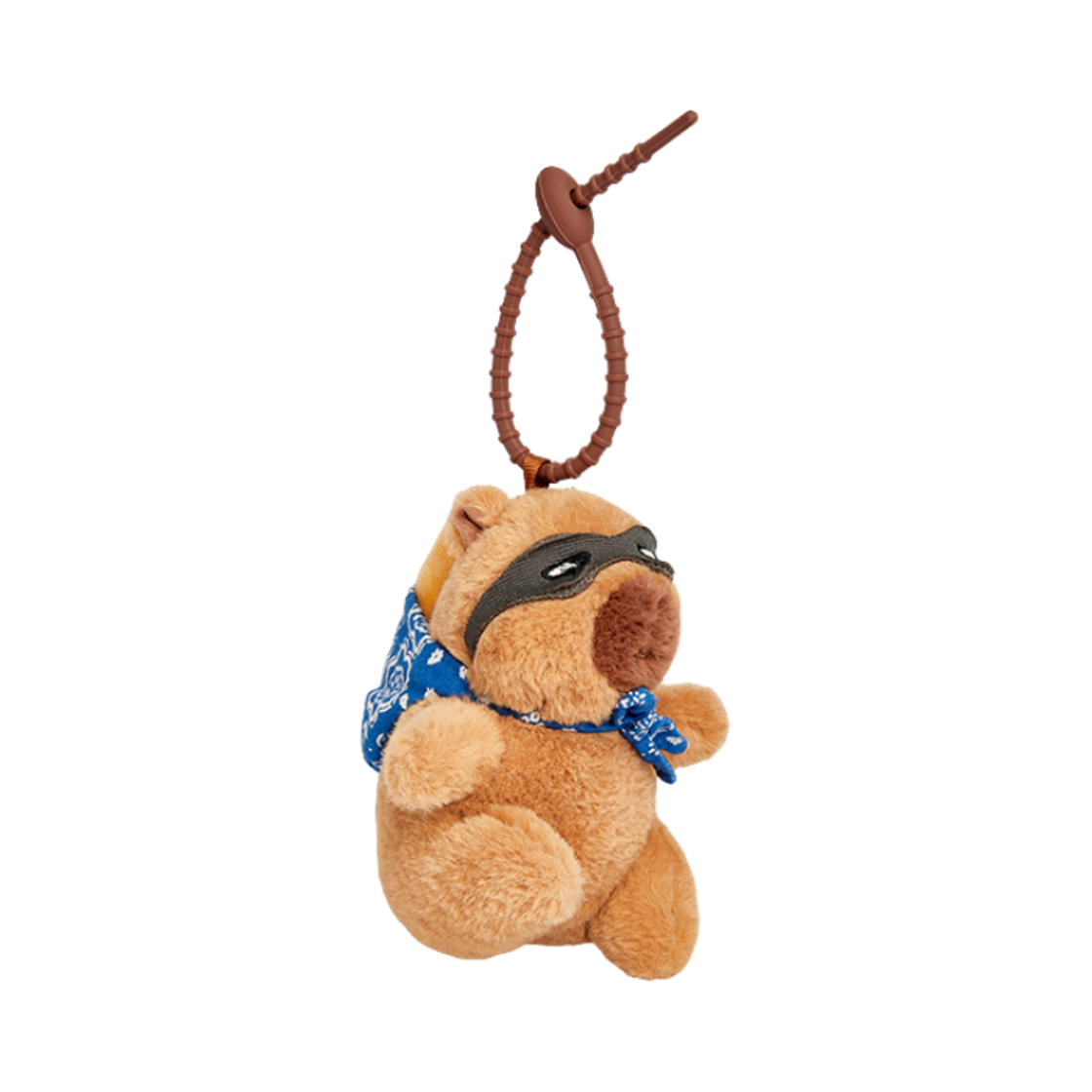 더 그린 파티 카피바라 바게뜨 시프 키체인 브라운(The Green Party Capybara Baguette Thief Keychain Brown)