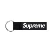 Supreme Webbing Keychain Black - 20FW