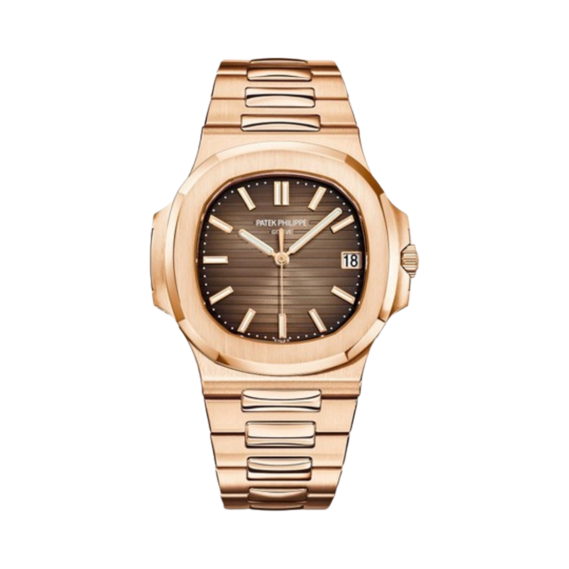 파텍 필립 노틸러스 40mm 5711/1R-001 로즈 골드 브라운 다이얼 로즈 골드(Patek Philippe Nautilus 40mm 5711/1R-001 Rose Gold Brown Dial Rose Gold)