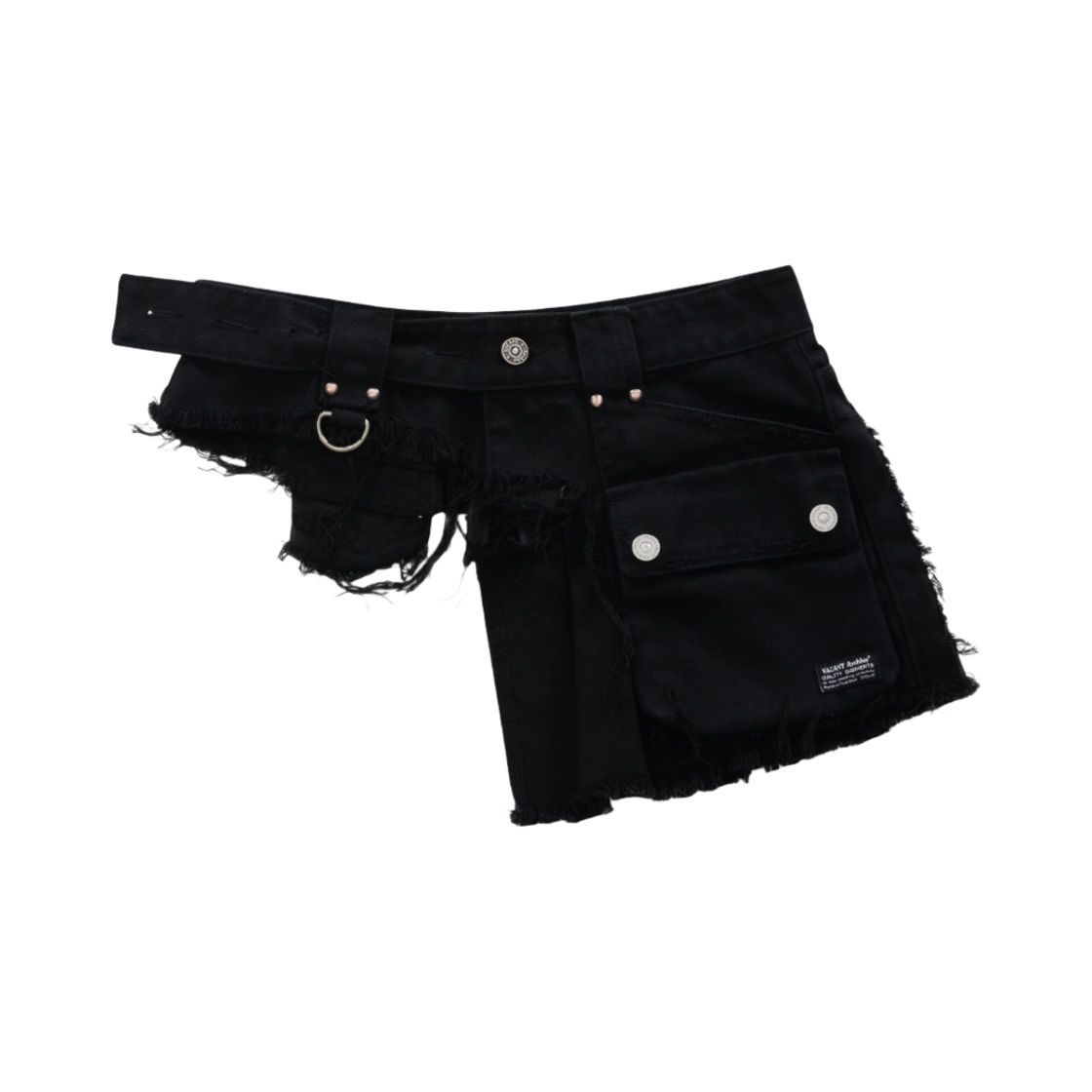 VUK243VBT001QQ Vacant Archive Aaron Layered Pocket Belt Black