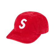 Supreme Corduroy S Logo 6-Panel Red - 23FW