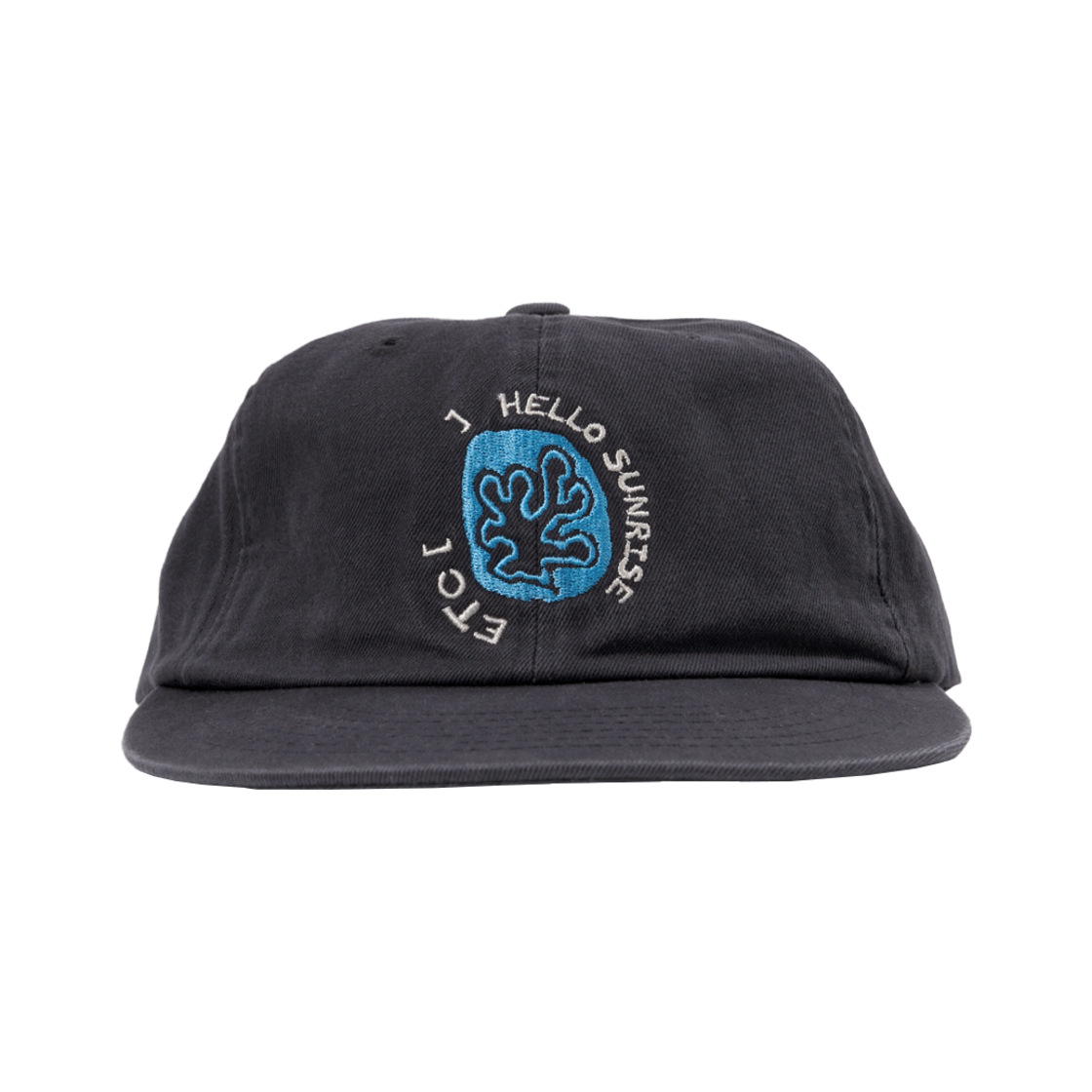 【HELLO SUNRISE】HS x ETCblank Coral Dream 6panel Cap/追跡付 헬로선라이즈 ETC블랭크 코랄 드림 6패널 캡_차콜 | Hello