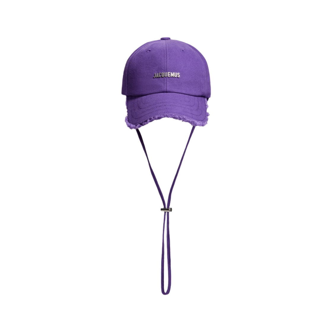 자크뮈스 라 카스케트 아티초크 프린지 베이스볼 캡 퍼플(Jacquemus La Casquette Artichaut Fringe Baseball Cap Purple) - 1