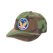Double RL Garment Dyeing Twill Ball Cap Camouflage