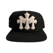 Chrome Hearts Cemetery Trucker Hat Black