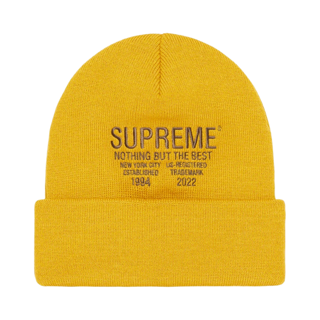 슈프림 낫띵 벗 비니 머스타드 - 22FW(Supreme Nothing But Beanie Mustard - 22FW) - 1