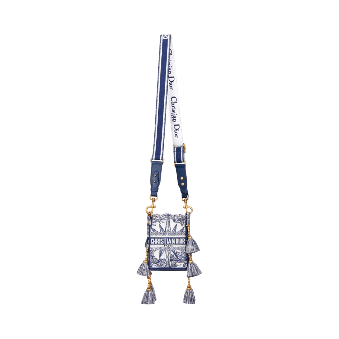 디올 스몰 D 버블 버킷백 레브 딘피니 자수 블루 멀티컬러(Dior Small D Bubble Bucket Bag Rêve D'infini Embroidery Blue Multicolor) - 1