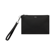 Dior A4 Pouch CD Icon Signature Grained Calfskin Black