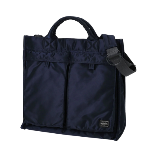Porter PX Tanker 2Way Vertical Tote Bag L Iron Blue