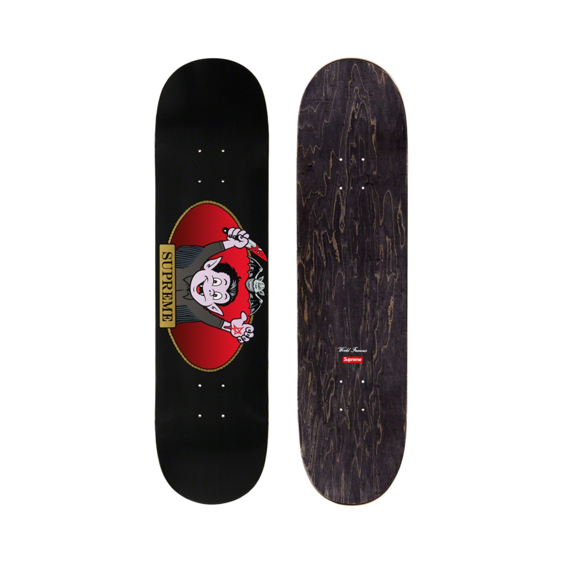 슈프림 뱀파이어 보이 스케이트보드 덱 블랙 - 21SS(Supreme Vampire Boy Skateboard Deck Black - 21SS)