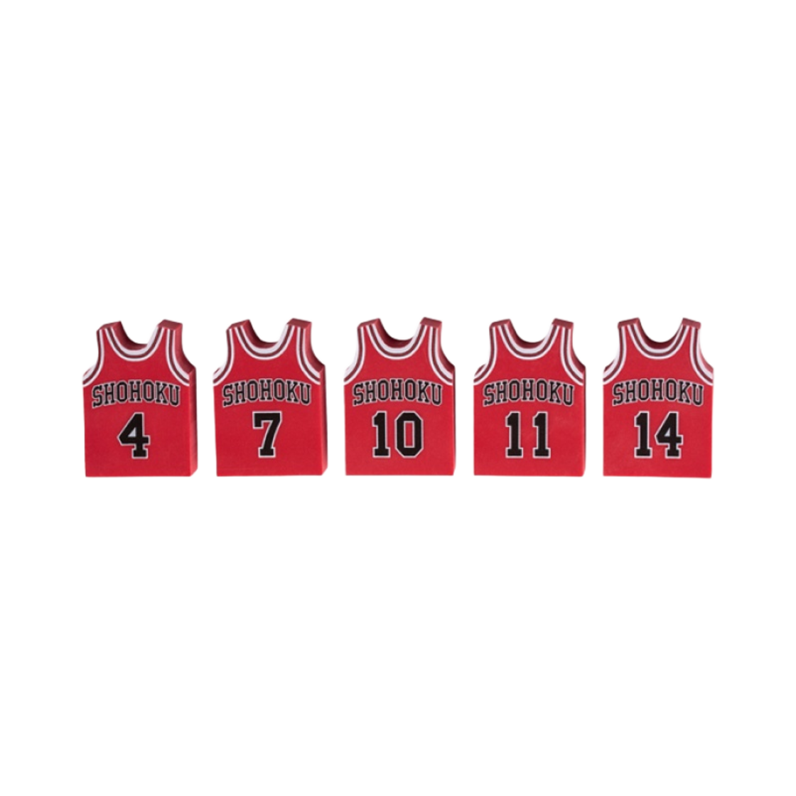 토에이 스튜디오 더 퍼스트 슬램 덩크 유니폼 지우개 세트(Toei Studio The First Slam Dunk Uniform Eraser Set)