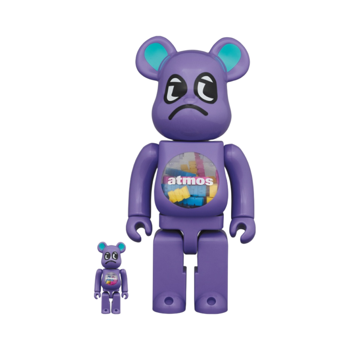 베어브릭 x 아트모스 x 배드무드 100% & 400% 세트(Bearbrick x Atmos x Badmood 100% & 400% Set) - 1