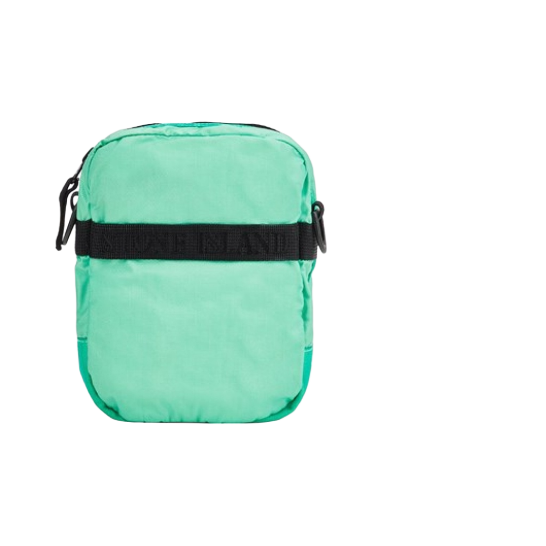 스톤 아일랜드 90870 무솔라 고마타 캔버스 스몰 파우치 백 라이트 그린 - 23FW(Stone Island 90870 Mussola Gommata Canvas Small Pouch Bag Light Green - 23FW) - 2
