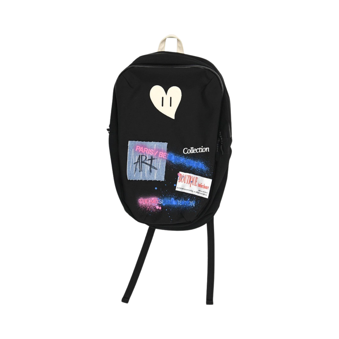 더뮤지엄비지터 대미지드 아카이브 아플리케 백팩