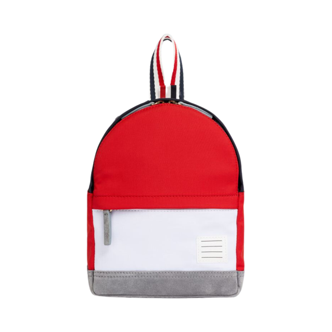 (키즈) 톰브라운 펀믹스 나일론 스몰 백팩 트리컬러((Kids) Thom Browne Funmix Nylon Small Backpack Tricolor) - 1