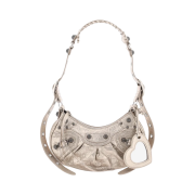 Balenciaga Le Cagole XS Shoulder Bag Metallized Beige