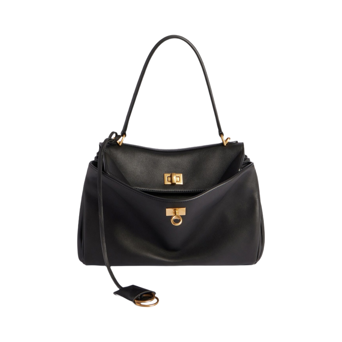 7897792AA4V1000 Balenciaga Rodeo Small Handbag Black