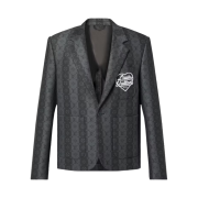 Louis Vuitton x Nigo Monogram Trunkstripes Pocket Jacket Graphite