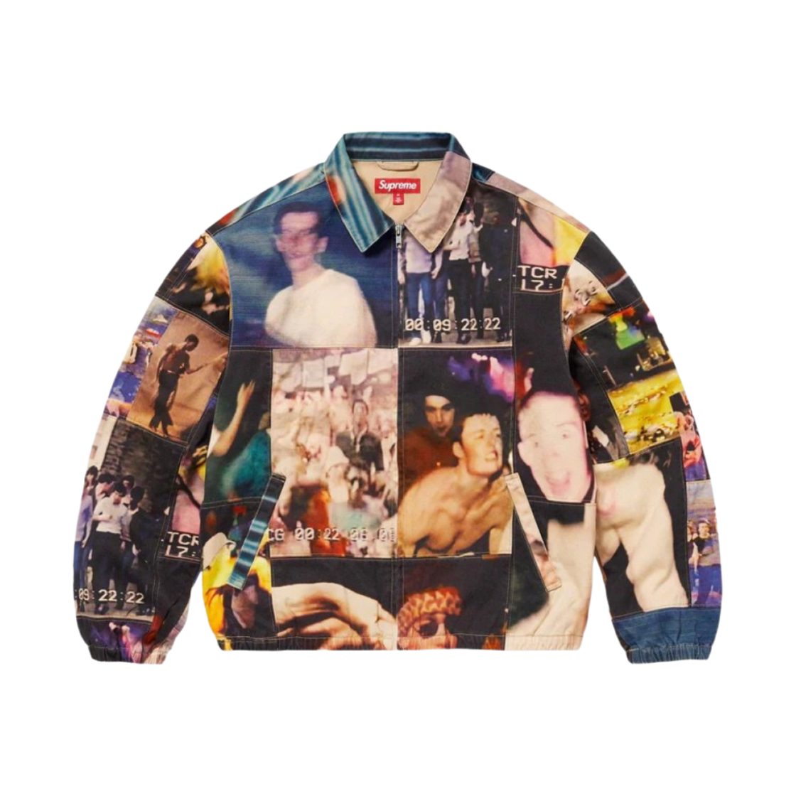 슈프림 마크 레키 하드코어 패치워크 해링턴 자켓 멀티컬러 - 23FW