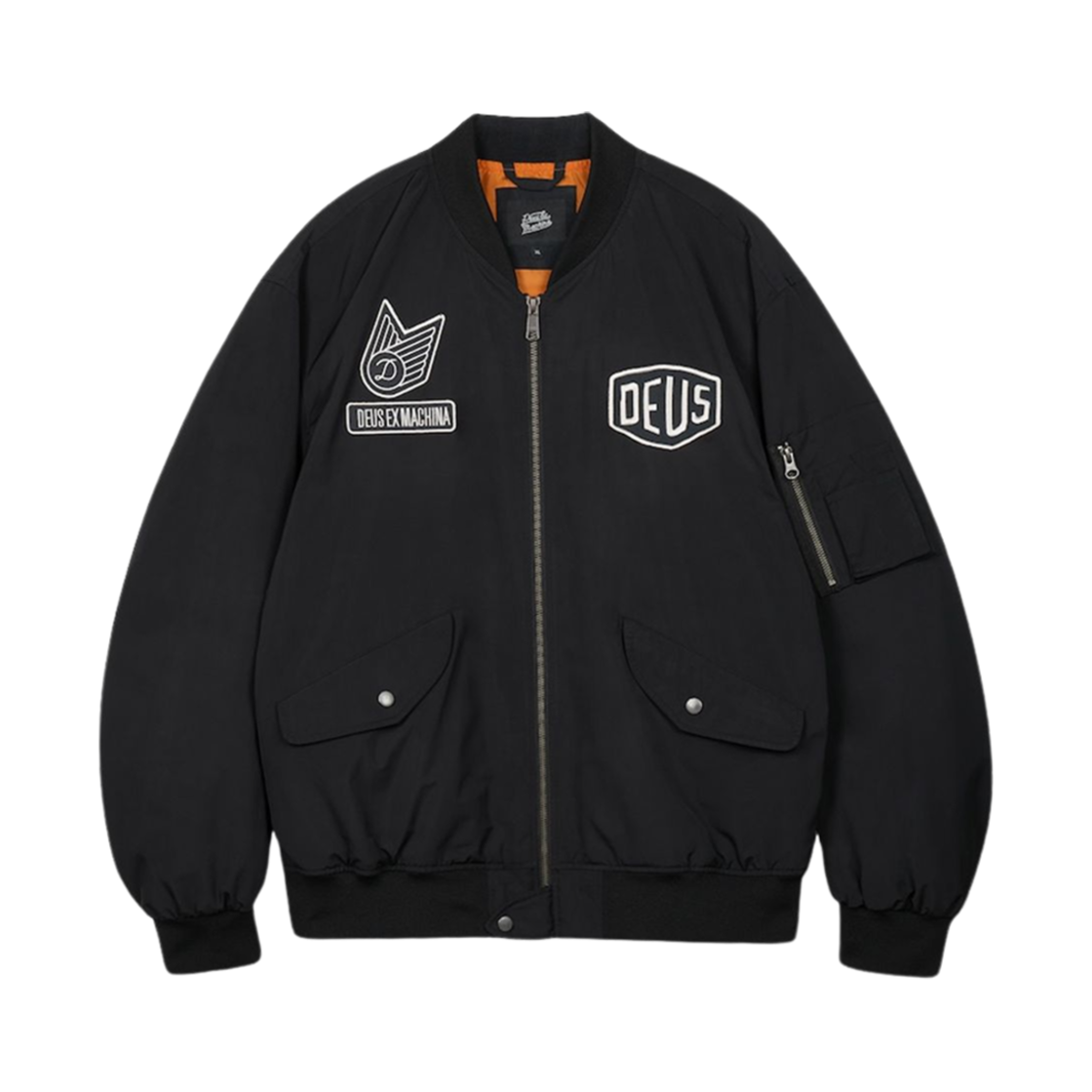 데우스 엑스 마키나 오리지널 어드레스 MA-1 자켓 블랙(Deus Ex Machina Original Address MA-1 Jacket Black)