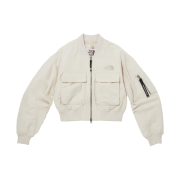 (W) The North Face White Label Neilton Heat Bomber Cream Beige