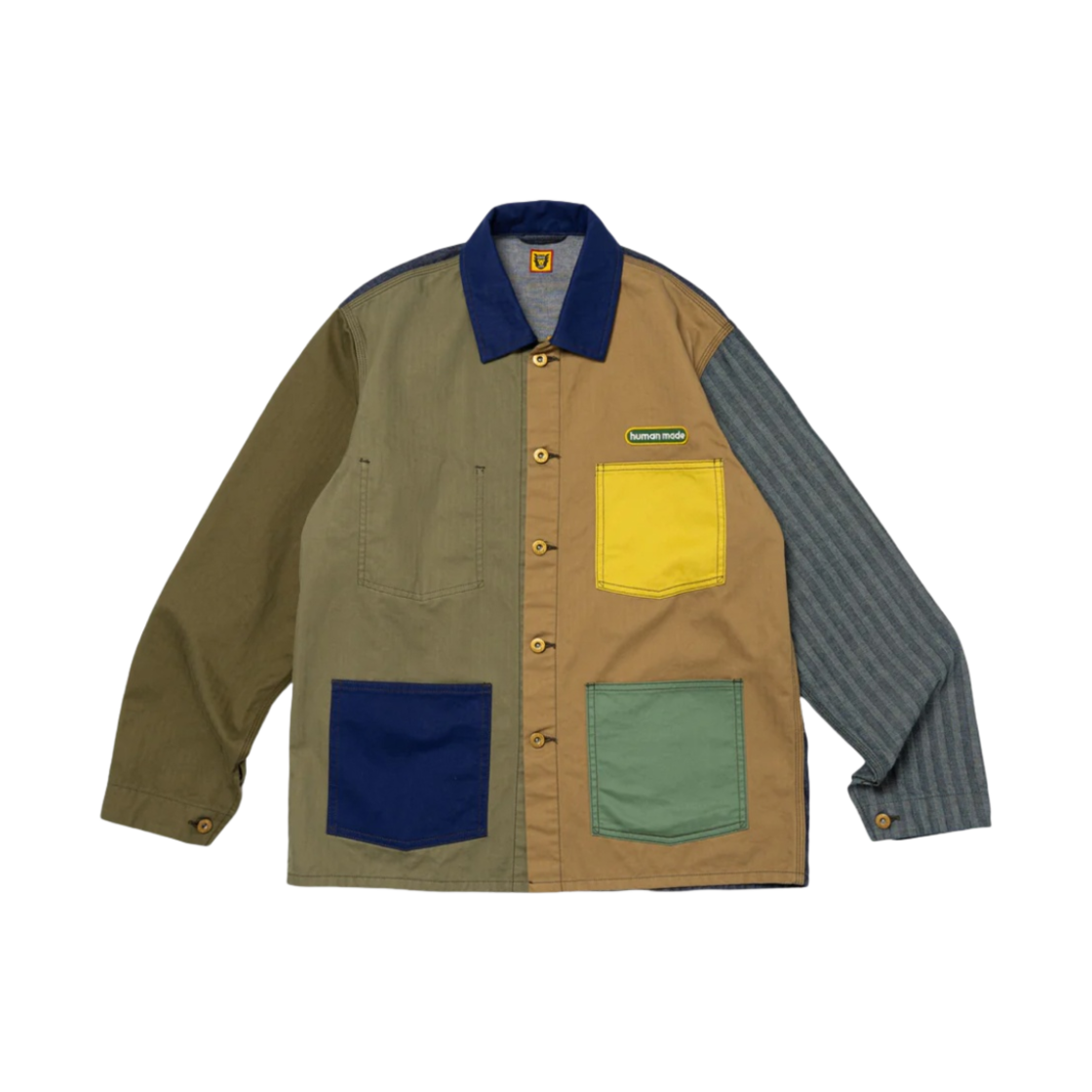 휴먼 메이드 크레이지 커버올 자켓 #1 올리브드랩