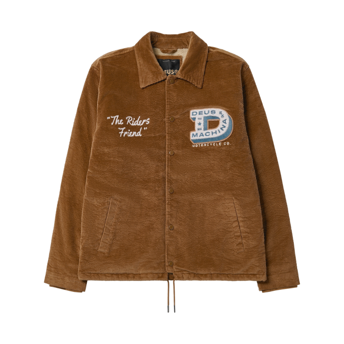 DMF236955 Deus Ex Machina Riders Friend Coach Jacket Tan