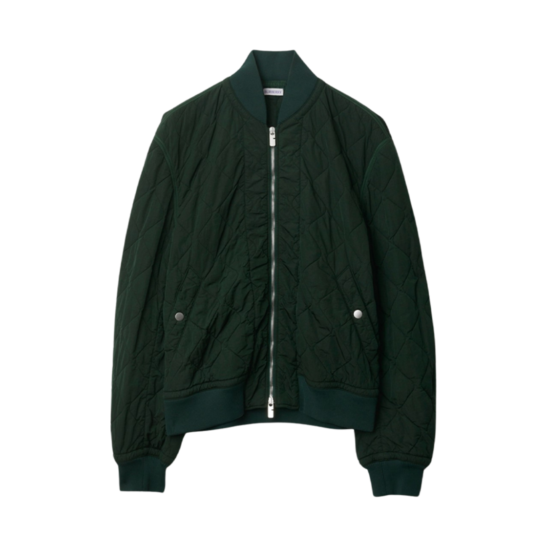 8083809 Burberry Quilted Nylon Bomber Jacket Ivy