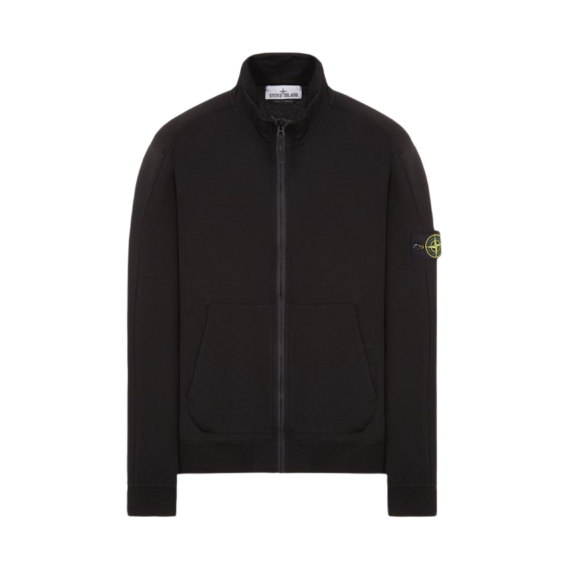 801564952-V0029 Stone Island 64952 Fleece Track Top Black - 24SS