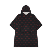 IAB Studio x Netflix Blanket Poncho Black