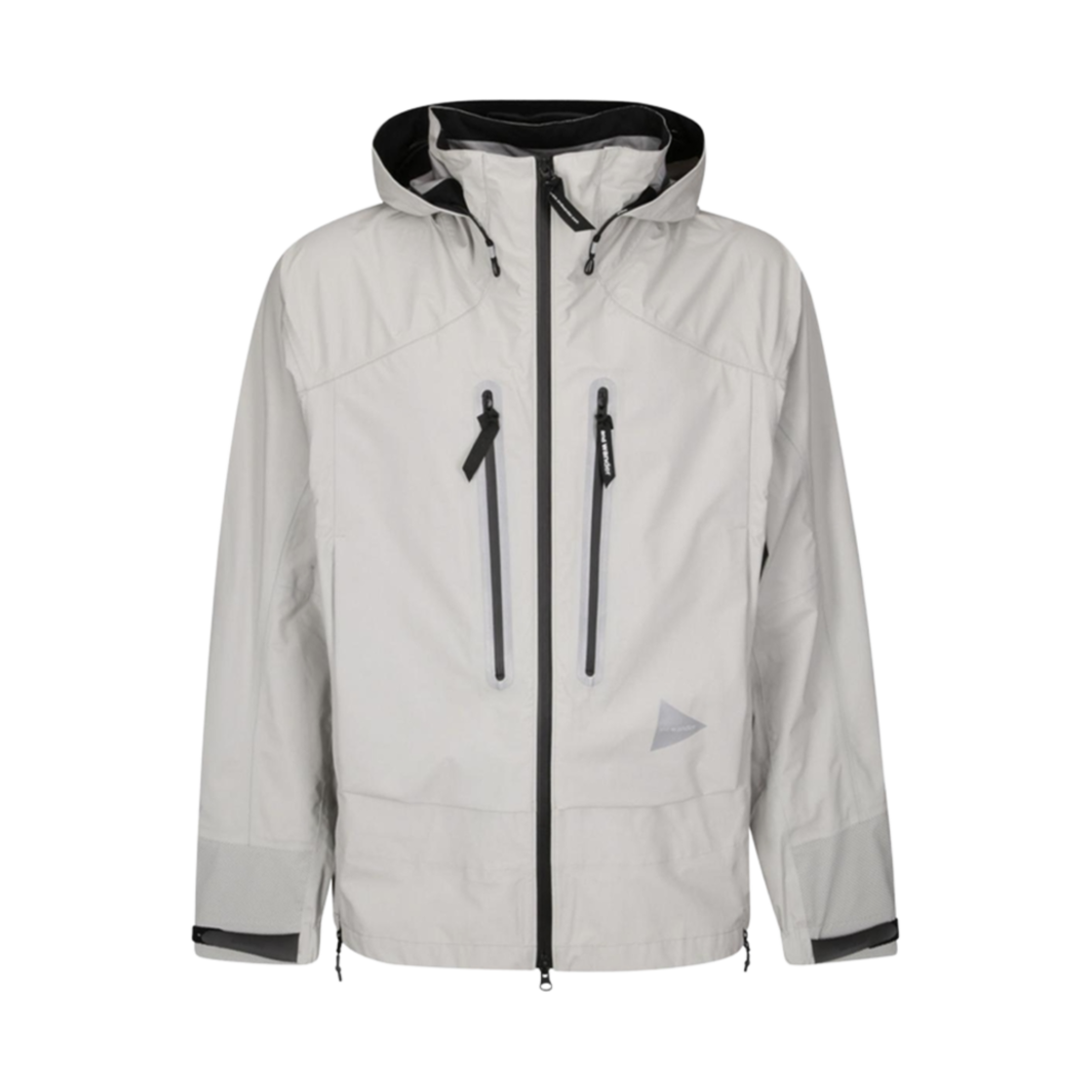 5744211100 And Wander Pertex Shield Rain Jacket Light Gray