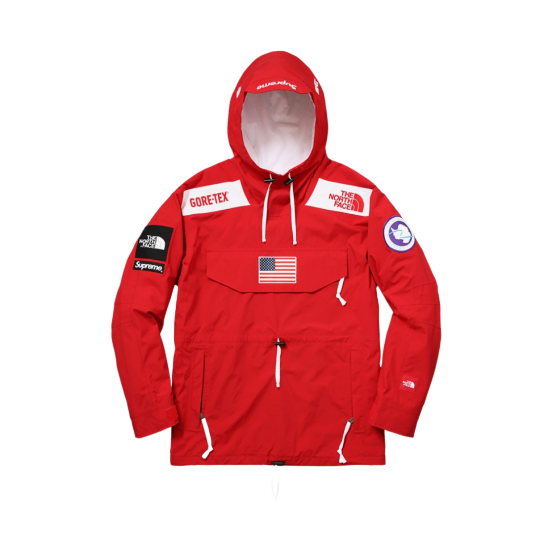 슈프림 x 노스페이스 트랜스 안타티카 익스페디션 풀오버 자켓 레드 - 17SS(Supreme x The North Face Trans Antarctica Expedition Pullover Jacket Red - 17SS) - 1
